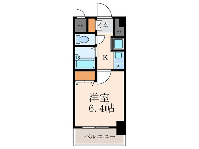 ライオンズマンション三萩野駅前の物件間取画像