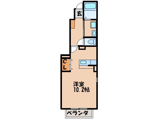 パピオコート柳瀬Ａの物件間取画像