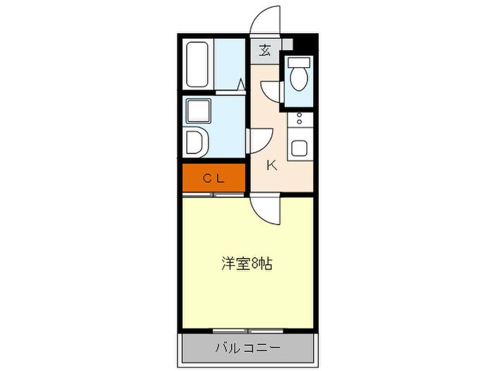 カーサ・ボニータ和白東Bの物件間取画像