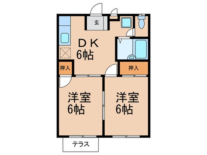 物件間取画像