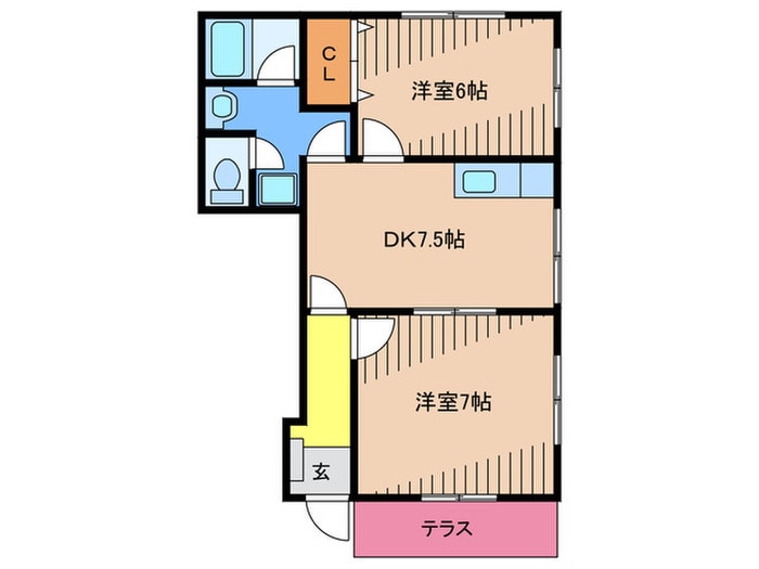 エコパラダイス宗像の物件間取画像