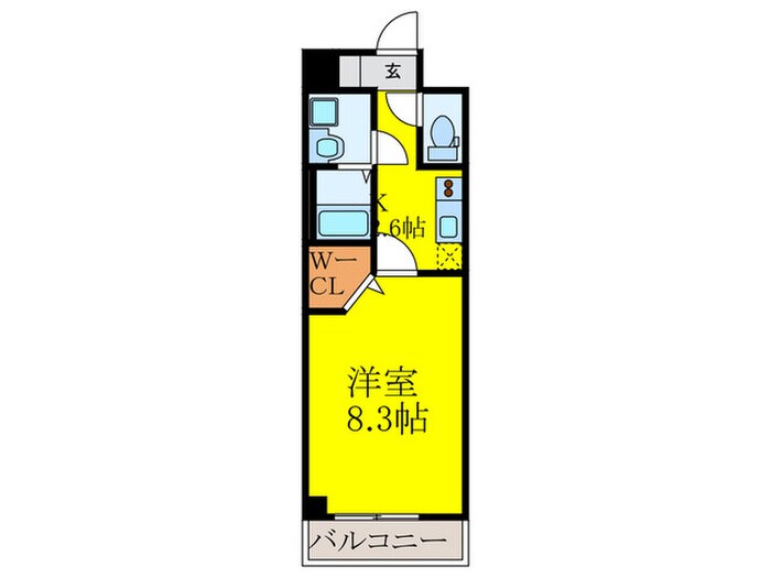 パルトネール板付の物件間取画像