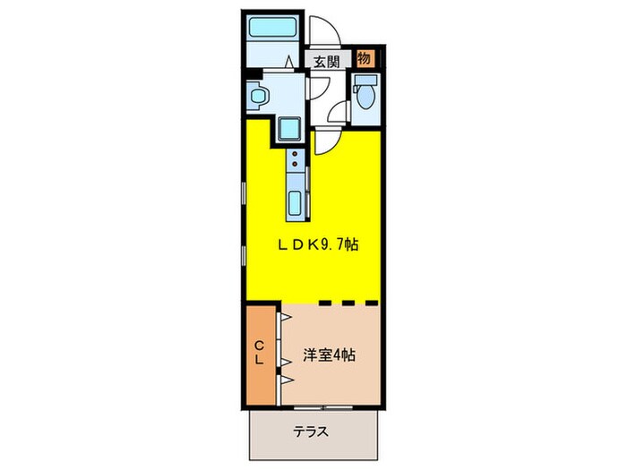 Branche 薬院大通の物件間取画像