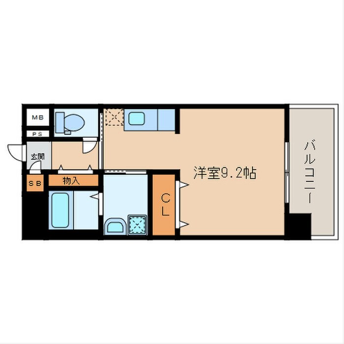 ライブラ西新の物件間取画像