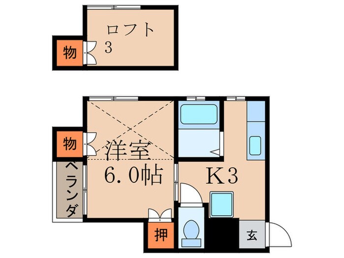 コ－ポナイスの物件間取画像