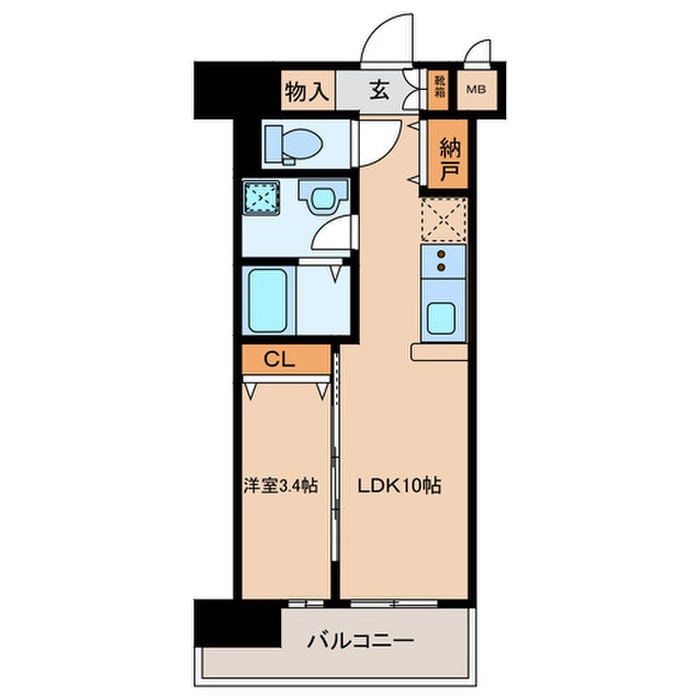 ザ・レジデンス黒崎駅南の物件間取画像