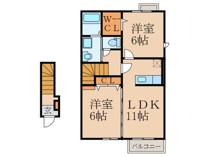 レジデンス　プラム　１の物件間取画像