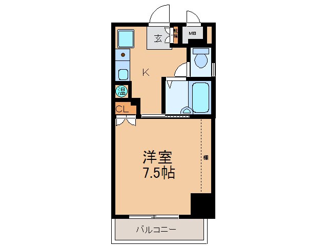 コンフォートアスカ東公園の物件間取画像