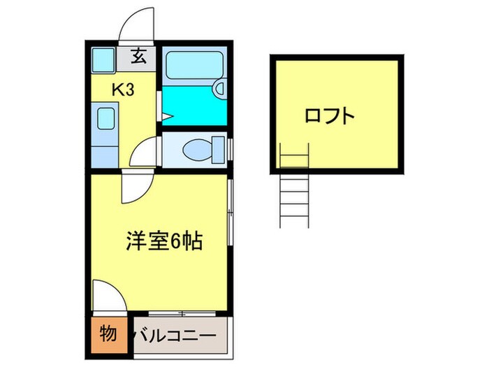 フロイデ平尾の物件間取画像