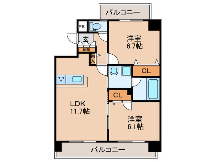物件間取画像