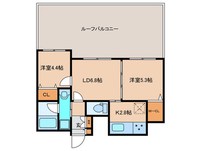 Quintet　Minami　Fukuokaの物件間取画像