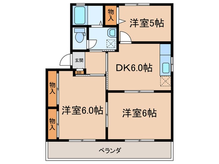 キャンディハウスAの物件間取画像