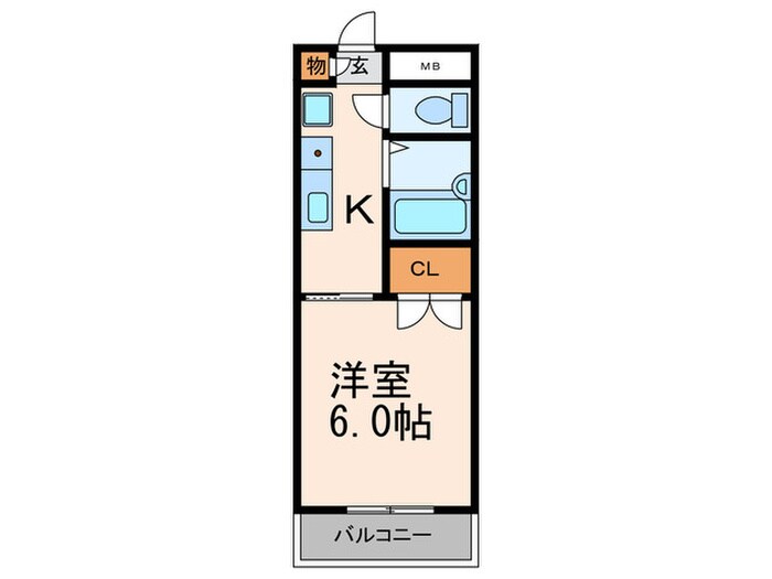 OAKVILLA KYUSANDAIMAE STA.16thの物件間取画像