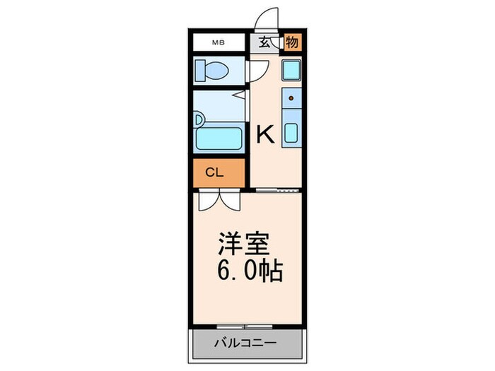 OAKVILLA KYUSANDAIMAE STA.16thの物件間取画像