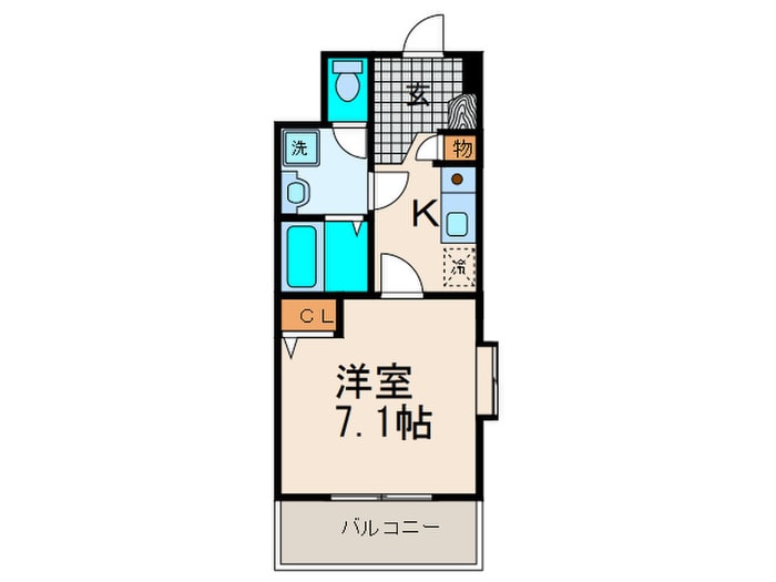 キャッスル綱場の物件間取画像