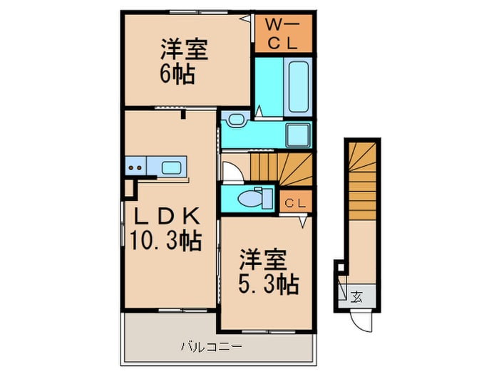 リバーサイドヴィラⅡの物件間取画像