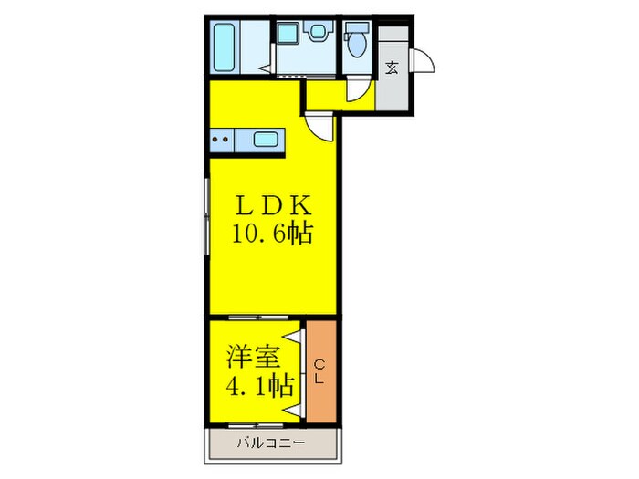 ホークヒルズ那珂川の物件間取画像