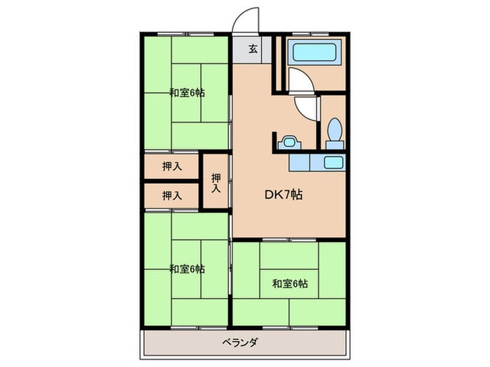 第一シャトービルの物件間取画像