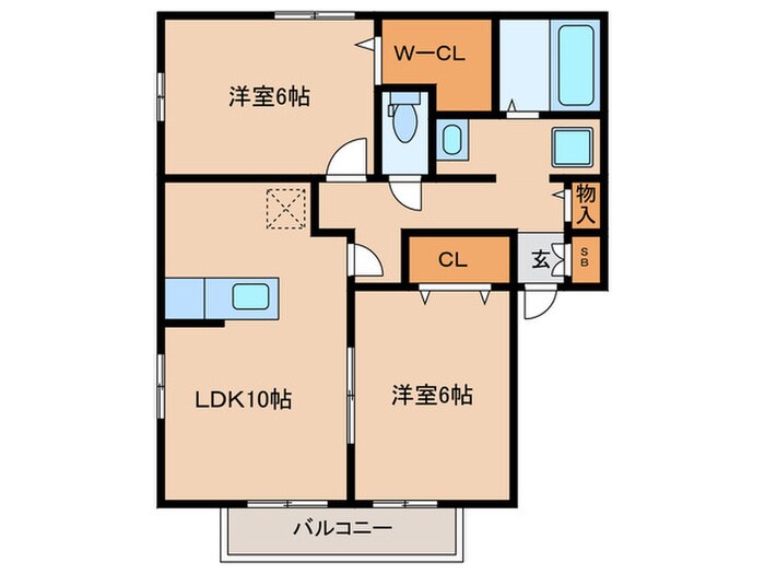 グレイス田上の物件間取画像