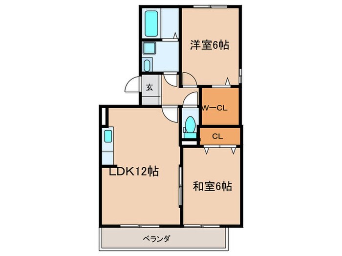 ペイサージュ上津の物件間取画像