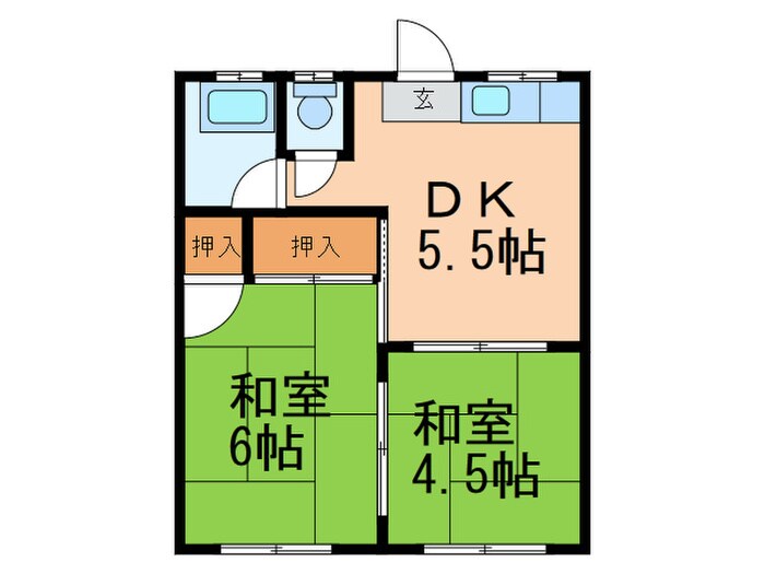 物件間取画像