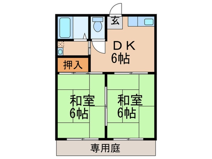 ハイツ菰田の物件間取画像