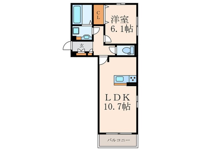 D-ROOM今町の物件間取画像