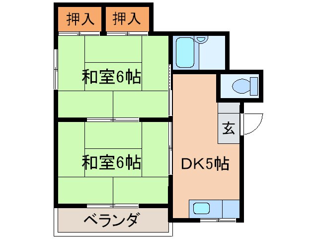 シャトレ東新町の物件間取画像