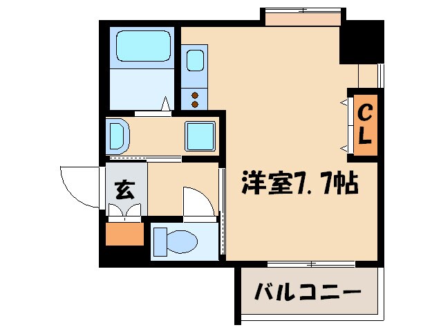 ラフォ－レ西公園(204)の物件間取画像