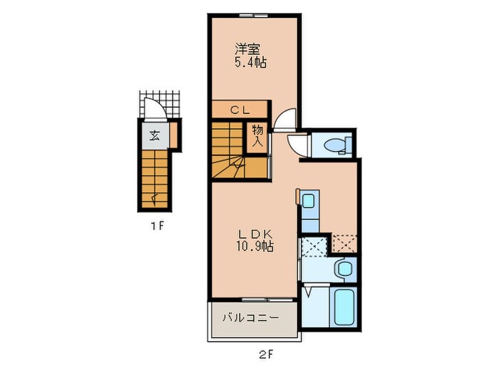 オーブアビタシオンⅢ番館の物件間取画像