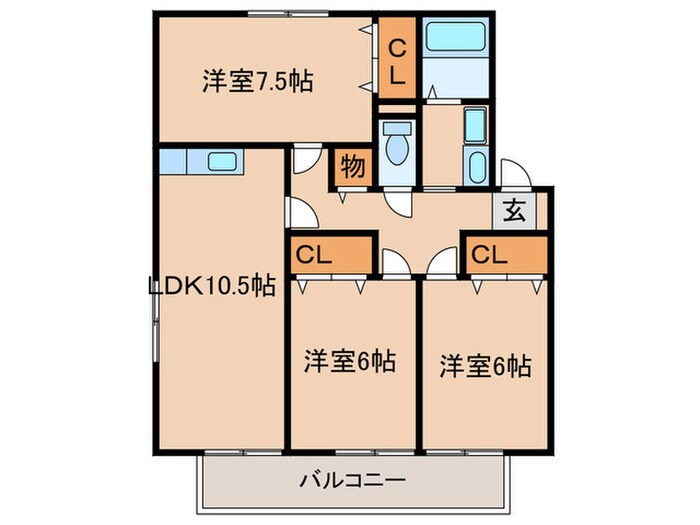 ハルハイムの物件間取画像