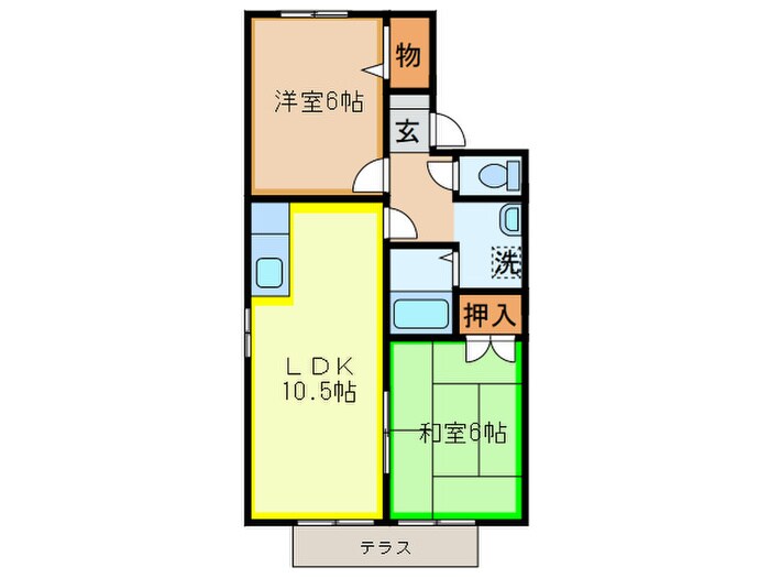 セジュール波多野の物件間取画像