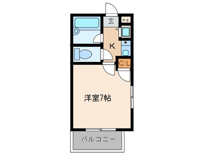 グランディ香椎駅東の物件間取画像