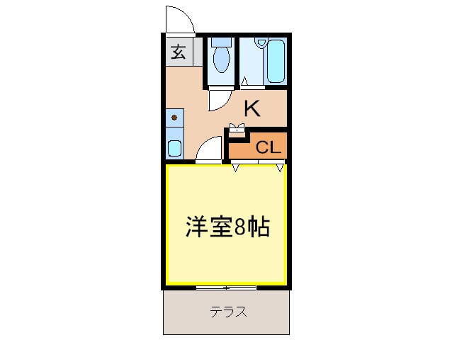 メゾンパステールの物件間取画像