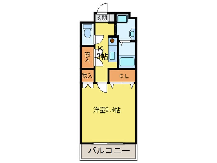 リンデン東薬院の物件間取画像