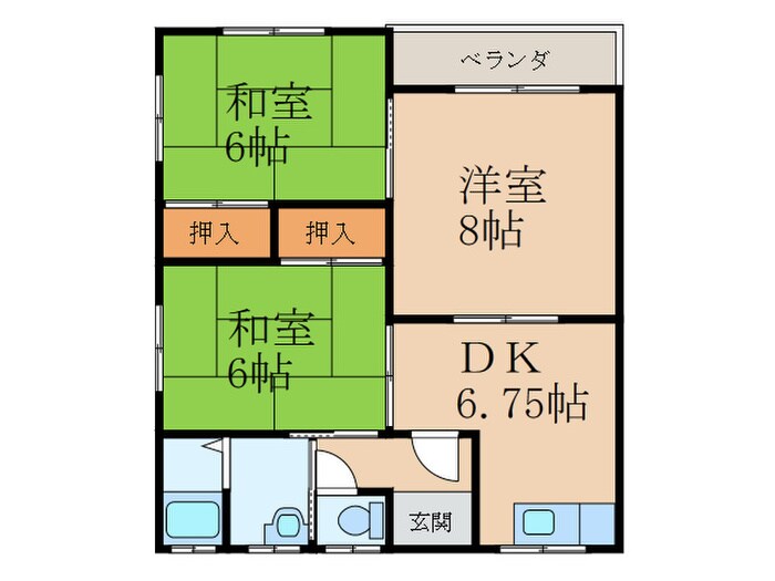 レグルスＮＵＫＩの物件間取画像