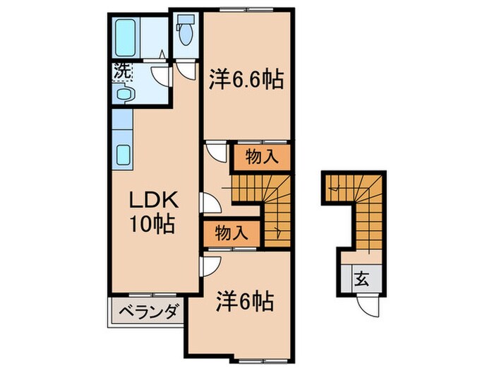 どんどんハウスⅡの物件間取画像