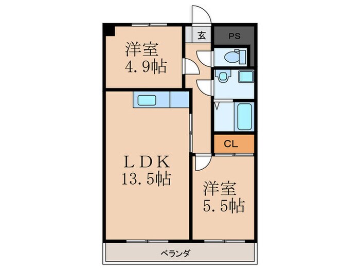 苅田鳳城ビルの物件間取画像