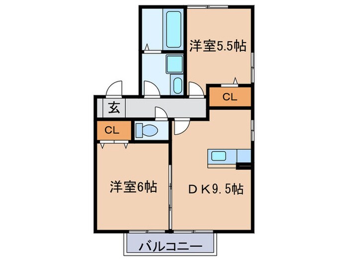 グリ－ンカトレアの物件間取画像