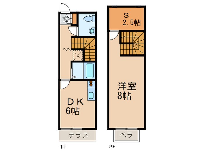 タウンコ－ト春町の物件間取画像