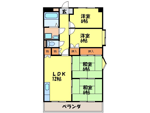 日佐住吉ビルの物件間取画像