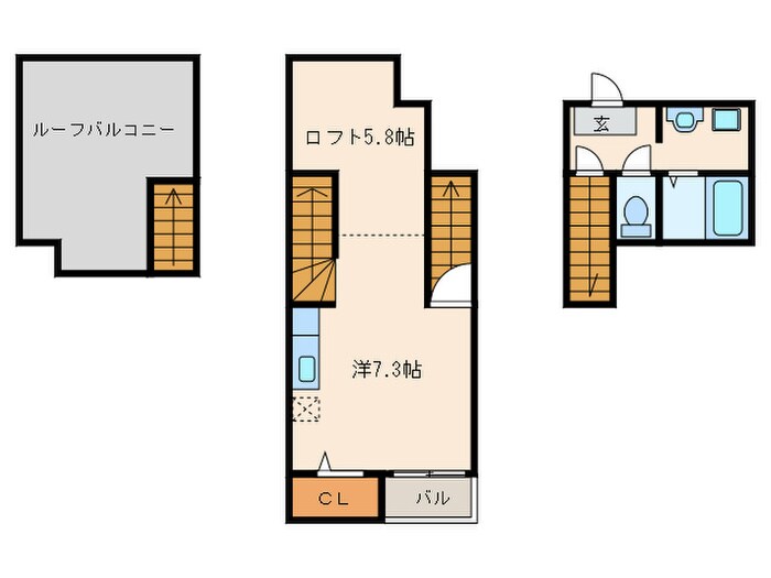 ＭＡＩＳＯＮＥＴＩＣクロ－バ－の物件間取画像