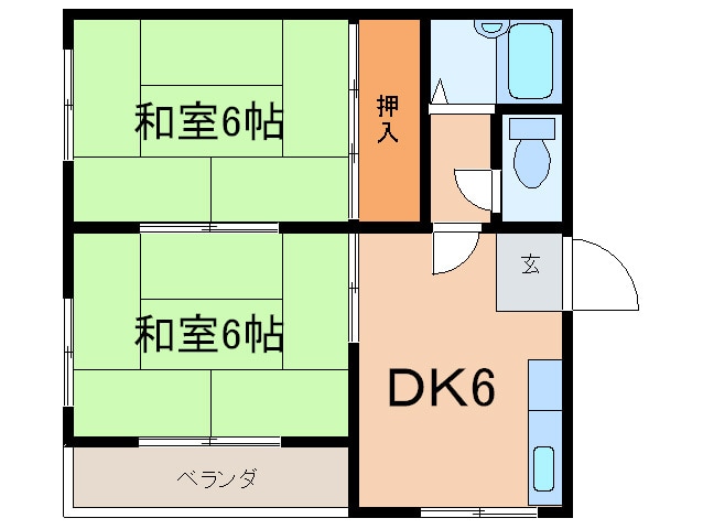 シャトレ小松の物件間取画像