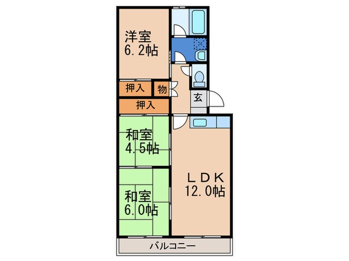 物件間取画像