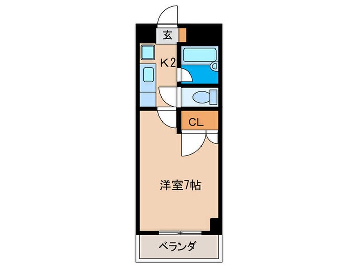 サンライズパティオⅡの物件間取画像