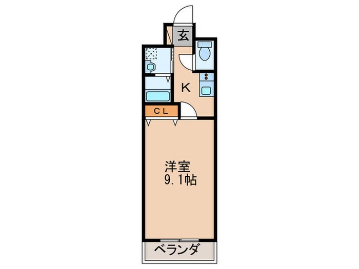 メゾン　フルールⅢの物件間取画像