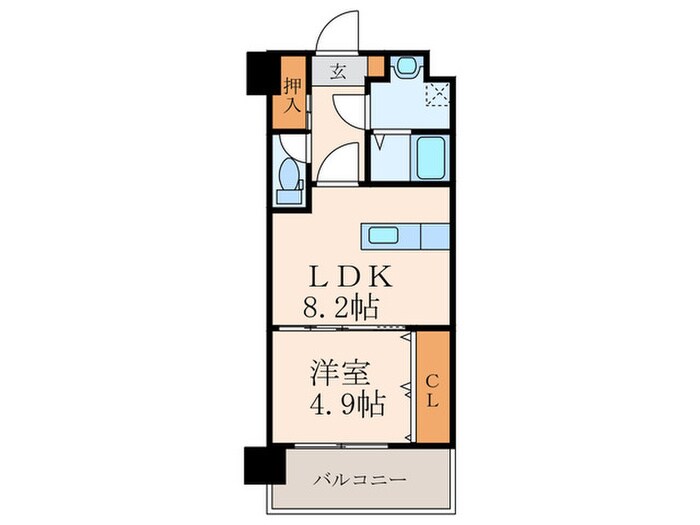 ビクトワール歯大前の物件間取画像