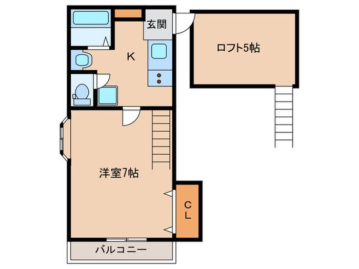 エスペラール原　弐番館の物件間取画像