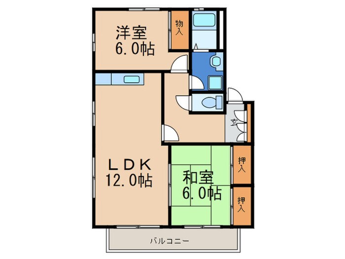 サニーコート香椎の物件間取画像