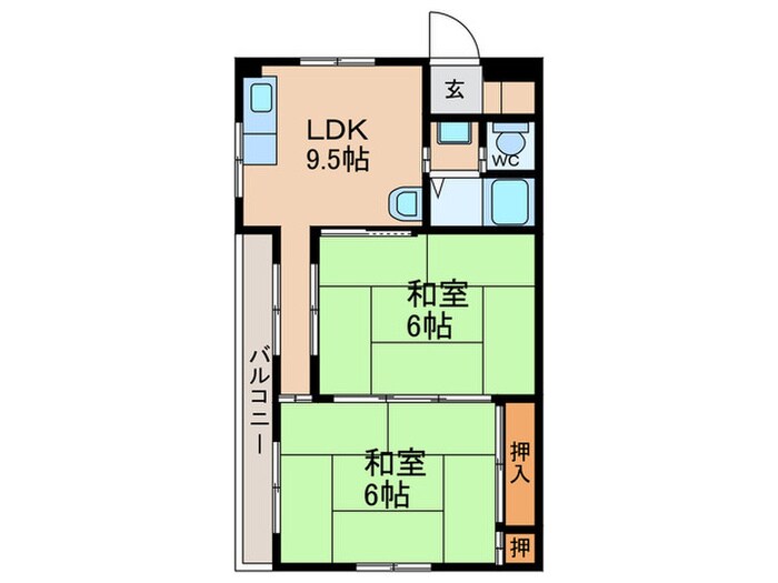 アスカビルの物件間取画像